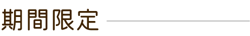 期間限定